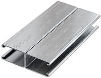 Профиль монтажный Н-образный 62х124х2,5х6000 мм Fischer FUS 62D 537663, горячеоцинкованная сталь Профиль монтажный Н-образный 62х124х2,5х6000 мм Fischer FUS 62D 537663, горячеоцинкованная сталь